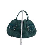 Cole Haan women’s green leather suede handbag purse medium size SKU 3557 Photo 14