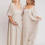 Storia Boutique Puff Sleeve Printed Boho Square Neck Maxi Dress Photo 5