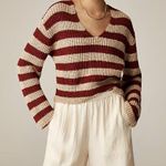 J.Crew  Montauk pullover sweater in stripe Photo 0