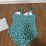Tempt Me NWT  Green Floral One Piece Bathing Suit Size XL Photo 4