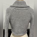 The Limited  Grey Cropped Cardigan Sweater  Photo 6