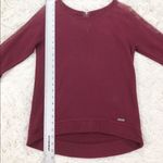 Abercrombie & Fitch Abercrombie Maroon Red Pullover Sweater 3/4 Sleeves Size XS Photo 2