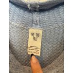 Free People We the  Blue Sleeveless Waffle Knit Thermal Tank Top Large Photo 2