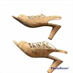 Dress Barn Yera cork peep toe sling back Strappy sandals Photo 2