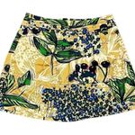 Anthropologie Edme & Esyllte Floral Botanical Print Mini Lined Zipper Back Skirt Photo 0