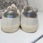 Madewell SIDEWALK Leather and Suede Low Top Sneakers in White Size 7.5 Photo 4