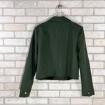 Joie  Army Green Cropped Single Breasted Blazer Size S Photo 4