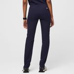 FIGS Yola Skinny Scrub Pants Navy Blue Size Large Elastic Waistband Photo 1