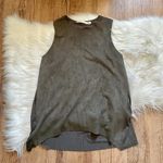 Bishop and Young  Paulina Faux Suede Olive Tank Top Photo 5