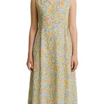 Vintage April Cornell for Cornell Trading Floral Maxi Dress Small Prairie Boho Photo 0