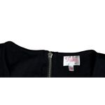 Parker Womens  Black Side Ruching V-Neck Bodycon Dress Back Zipper Stretch Size S Photo 4