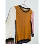 Apiece Apart Orange 100% Cotton Almeria Side Button Side Sweater size Medium Photo 9