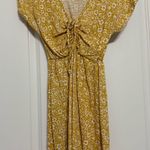 Roxy  Dress Yellow Floral S Photo 0