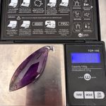 NWOT Uruguay Natural Therapy Amethyst pendant in Large size/17.34g Photo 2