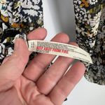 Free People Intimately  Bodysuit Medium Black Floral Lace Ruffle Whimsigoth Bells Photo 8