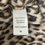 Betsey Johnson Nightgown Womens Medium Brown Black Leopard Cheetah Sleep Shirt Photo 8