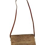 Vintage Rattan Leather Clutch Handbag Purse Boho Crossbody Bag Small
L Brown Photo 8
