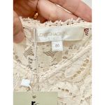 Love Shack Fancy  Hopely Sleeveless V-Neck Mini Lace Sundress Buttercream Womens 00 Photo 3