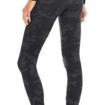 Spanx High Waisted Look at Me Now Seamless Leggings Black Camo Size Large L Photo 0