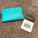 Verdict Teal or no Teal Felt Coin/ Card Purse Photo 1