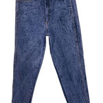 Vintage 80's Joan Darc Purple Stone Washed Jeans Womens 26 Straight Retro Photo 0