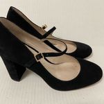 Louise et Cie  black maryjane sandals sz 7.5 Korrie Black Leather closed toe Photo 1