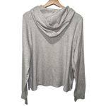 J. Crew Women Cloudspun Yarn Knit Hoodie Sz L Dusk Gray Sweatshirt Pullover Soft Size L Photo 1