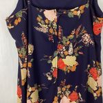 Francesca's  Collection Mi Ami Floral Dress Large Navy Blue NWT Photo 4