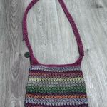 The Sak  Woven Knit Crossbody Bag Purse Hobo Colorful Crochet Photo 1