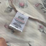 Flora Nikrooz  Pale Pink Satin Floral Striped Robe L/XL Photo 7