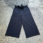 Urban Revivo Wide Leg Pinstripe Pants Navy 10 Photo 0