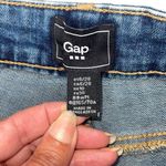 Gap Womens Jean Skirt Distressed Straight Denim Knee Length Blue Size 6/28 Photo 2
