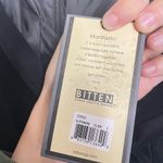 Parker Sarah Jessica  Bitten Velvet Suede Black Strapless Dress Photo 4