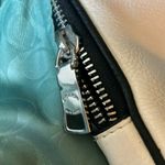 Coach : Teal & White (C3656) Court Tote Signature Nylon Bag- Silver Tone- mark Photo 2