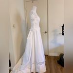 Wedding Dress Bridals White Wedding Dress with Long Train Photo 4