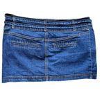 Pilcro  (Anthropologie) Belted Denim Mini Skirt | 8 NWT Photo 2