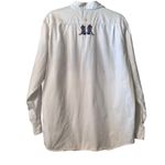 Vintage Quacker Factory Cowboy Boot embroidered 100% Cotton Button Down L White Size L Photo 1