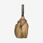 Marni Tan Leather Drawstring Tote with Woven Chain Strap Made in Italy Photo 6