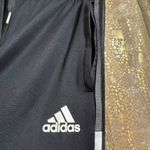 Adidas  Aeroready Black Athletic Training Three Stripes Jogger Pants Medium Photo 4