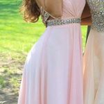 Pink Backless Prom Dress Size 2 Photo 1