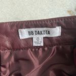 BB Dakota 100% Leather Conrad mini skirt in Boysenberry 0 Photo 5