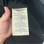 Burberry  Brit Trench Coat Women’s Small Black Belted Double Breasted Classic Photo 12