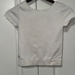 Athleta Soft Ribbed Short Sleeve Athletic Shirt S Photo 3