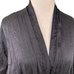 ZARA  Blue Wrap Crinkle Silky Robe Size XS Photo 10