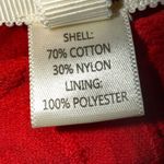 Monteau  Vibrant Red Lace Flutter Sleeve Blouse Medium NEW #721 Photo 4