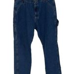 Wrangler Mens Straight Jeans Original Fit Medium Wash 94LSWDV Blue Size 38x34 Photo 0