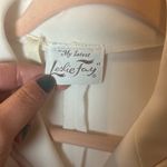 Leslie Fay Vintage Dress with Rope Belt and Pocket Kerchief Red and White Photo 4