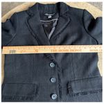 Karl Lagerfeld Paris Women Black Tweed Fringe Blazer Jacket Size 8 NEW Photo 8