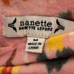 Nanette Lepore Women’s Multicolor Floral High Waist Wide Leg Pants Size M Photo 2