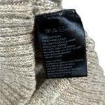 CPO PROVISIONS Womens Fisherman Aesthetic Cable Knit Button Shawl Collar Sweater Tan Photo 4